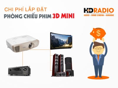 Chi phí lắp đặt phòng chiếu phim 3D mini