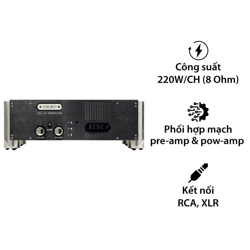 Amply Chord CPM 3350, 2 Kênh, 220W/CH (8 Ohm)