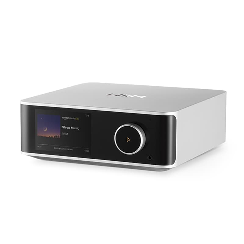 Amply WiiM Amp Ultra, 100W/CH ở 8ohm, 200W/CH ở 4ohm, DAC ES9038Q2M, Wifi 6, Bluetooth 5.3, Chromecast, Spotify