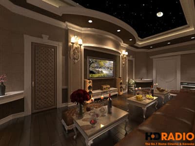 Thiết kế phòng chiếu phim trong LÂU ĐÀI tại Nam Định