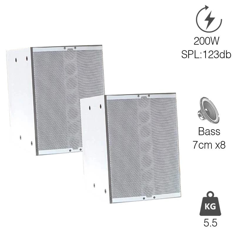 Loa SE AudioTechnik MF3 SAT, nam châm Neodymium,  Bass 7.1cm
