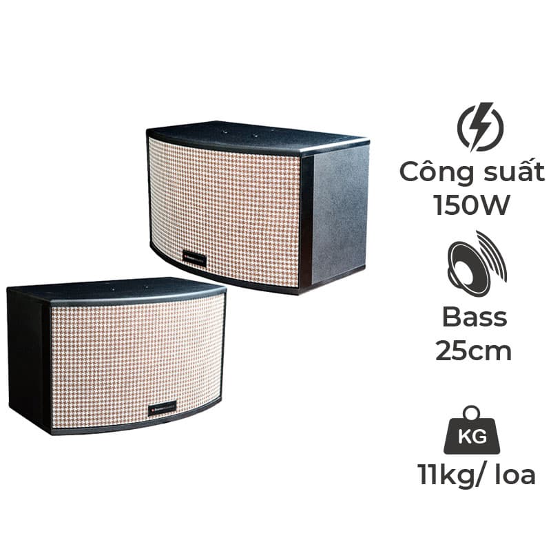 Loa Boston Classic 10, Bass 25cm, 150W