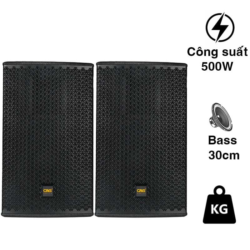 Loa CAVS Z12, Bass 30cm, 500W, 95 dB, 8Ohms, 45 Hz – 20 kHz