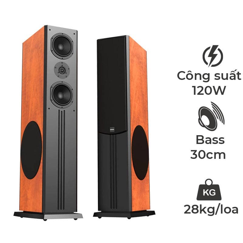 Loa Paramax D88 Limited, Bass 30cm, Công Suất 120W, Bảo Hành 5 năm