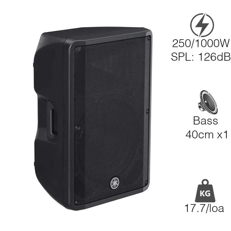 Loa Yamaha CBR15, Bass 40cm, Công suất RMS 500W
