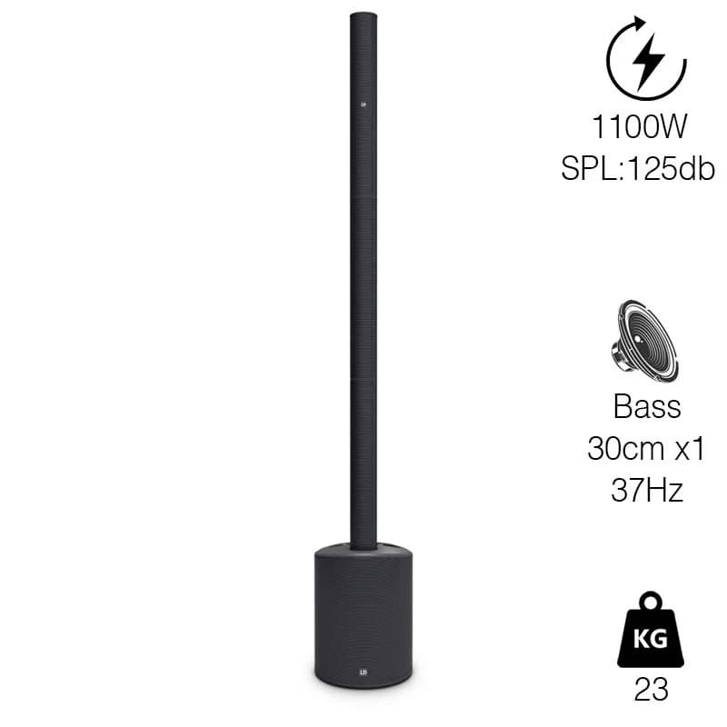 Loa Yamaha DXL1K, Công Suất 1100W, Mixer 2 kênh, XLR