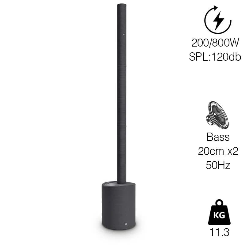 Loa LD Systems MAUI 5, Công suất 200/800W, Bluetooth, XLR