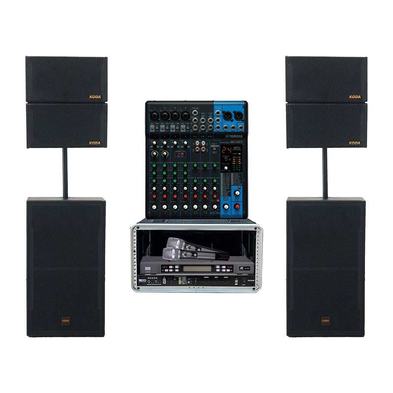 Dàn âm thanh hội trường SK63 (Koda KDP2510/KDP2515, Yamaha MG10XU, Neko DK2000, JKAudio B5 Pro)