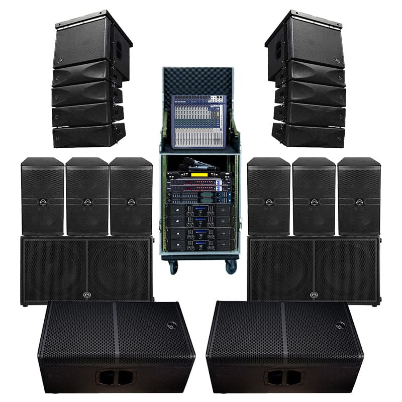 Dàn âm thanh tiệc cưới Wharfedale TC02 (Wharfedale WLA 12MA, Impact X218B, WLA25, Anglo X12A, WLA25SUB, Pro VERSADRIVER SC-48, Yamaha MG16XU, JKaudio H4800, K800, Kiwi S803A)