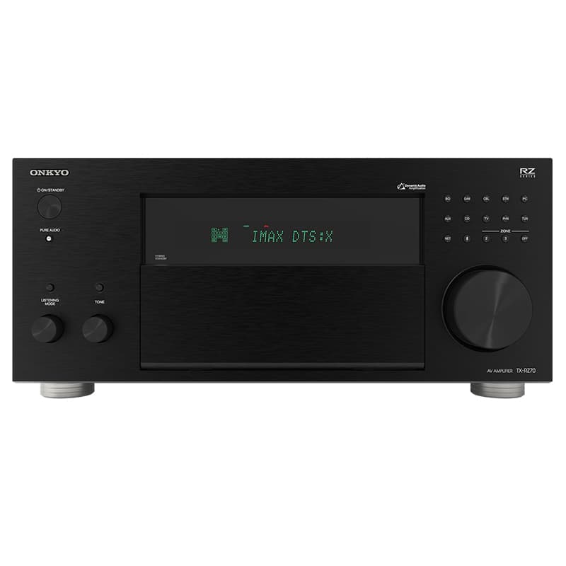 Amply Onkyo TX-RZ70, 11.2 Kênh, Wi-Fi, Bluetooth, HDMI, HDR10+, Spotify, AirPlay 2, Chromecast