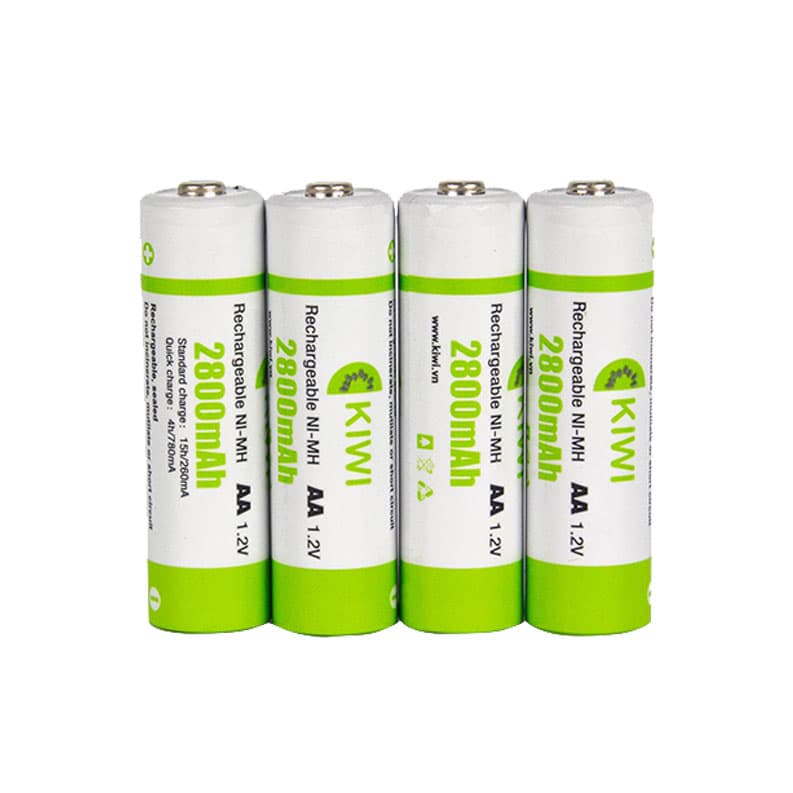 Pin sạc Kiwi AA 4 viên (dung lượng 2800mAh /viên)