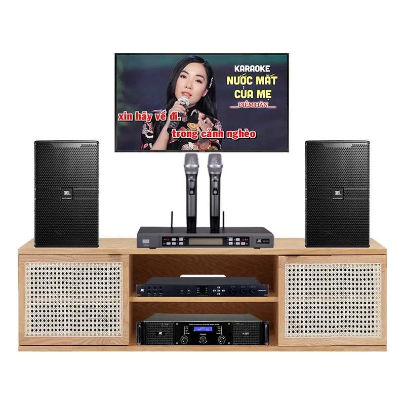 Dàn karaoke gia đình GD89 (JBL KP4012G2, JKAudio X6000 Plus, JKAudio H2600, JKAudio B5 Pro)
