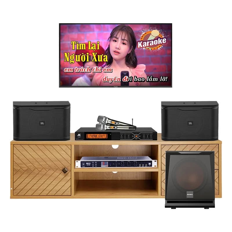 Dàn karaoke JBL GD95 (JBL RM210, NEKO DK1000, Paramax D30, JKAudio B3 Pro)