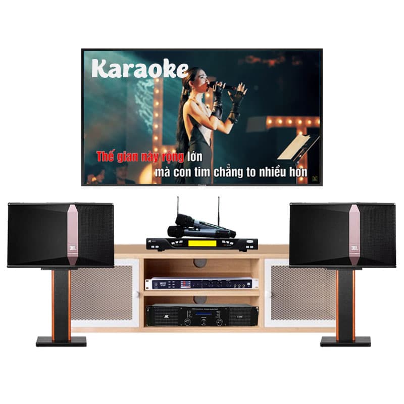 Dàn Karaoke JBL KH19 (JBL Ki510, Neko DK1000, Công suất, Micro )