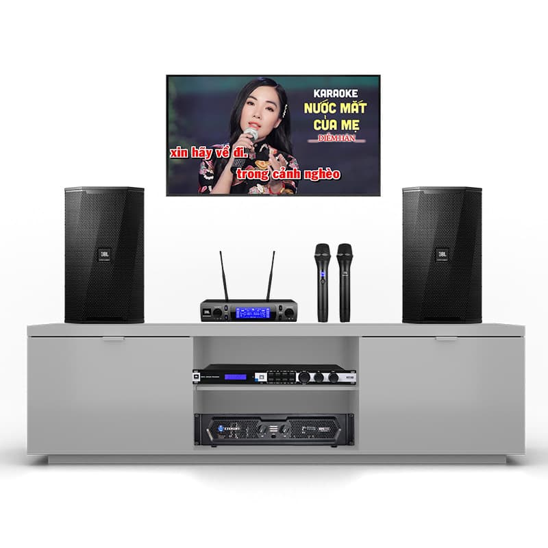 Dàn Karaoke JBL KH84 ( JBL KPS5, Crown KVS700, JBL KX180A, JBL VM300)