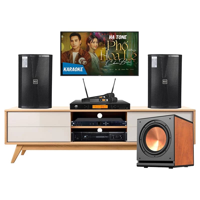 Dàn karaoke gia đình GD35 (Neko NX10, JKAudio X6000 Plus, D2600, K500, sub Paramax D30)