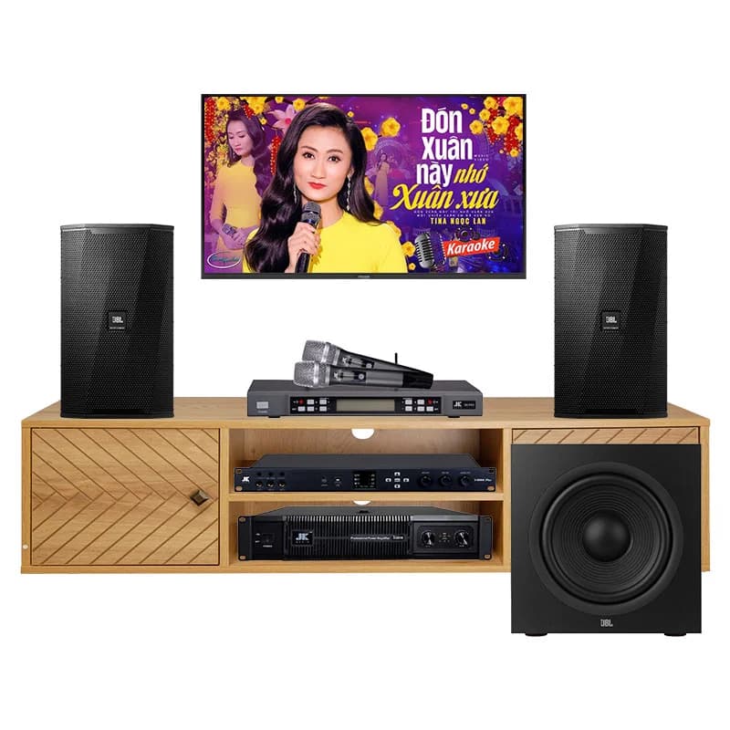 Dàn Karaoke Gia Đình GD58 (JBL KPS1, JKAudio X6000 Plus, D2600, B5 Pro, sub JBL Stage 220P)