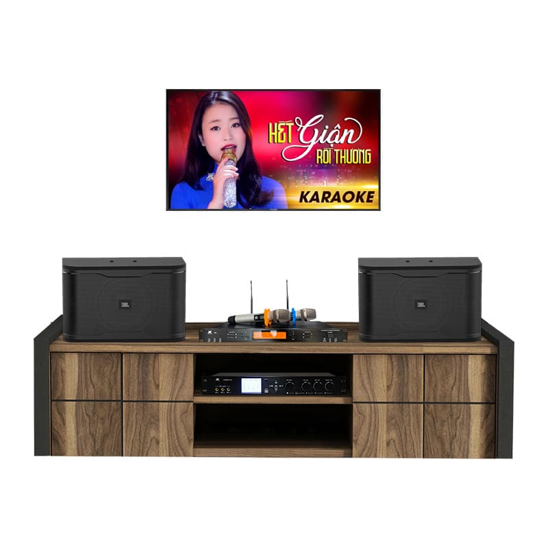 Dàn Karaoke JBL GD77 (JBL RM210, Vang JKaudio X9000 Pro, Micro JKAudio B9)