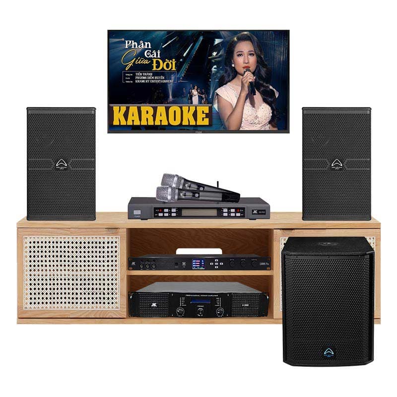 Dàn karaoke cao cấp HDR88 (Wharfedale ANGLO E312, AX15B, JKAudio H2800, B5 Pro, X6000 Plus)