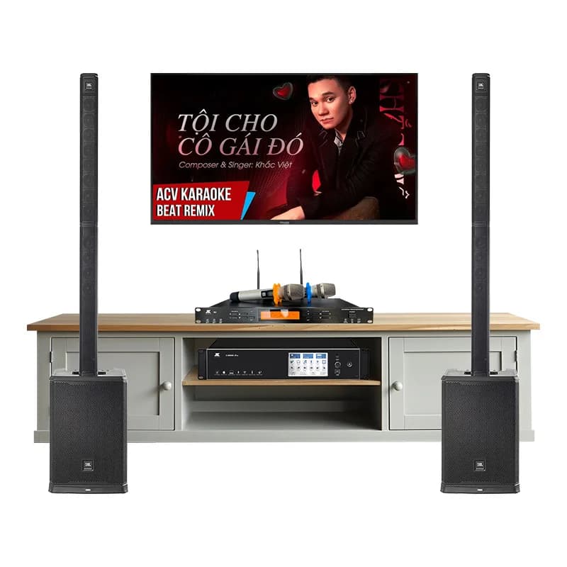 Dàn karaoke gia đình KGD162 (JBL PRX ONE, JKaudio B9, JKaudio X9900 Pro)