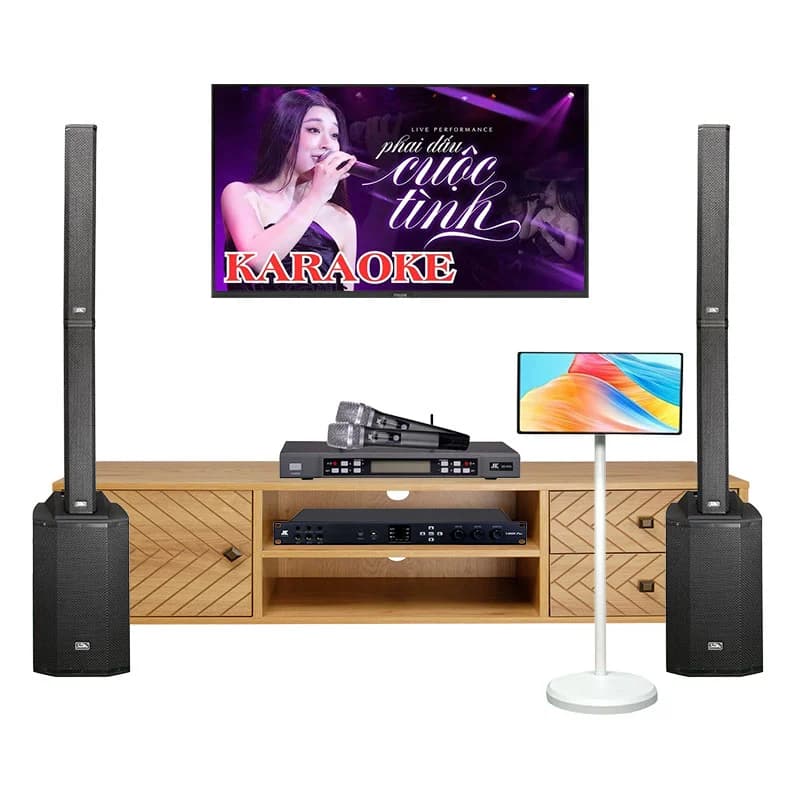 Dàn karaoke gia đình KGD257 (Soundking Artos 1200R, JKaudio X6000 Plus, B5 Pro, Tomko GoWithMe P220-CB)
