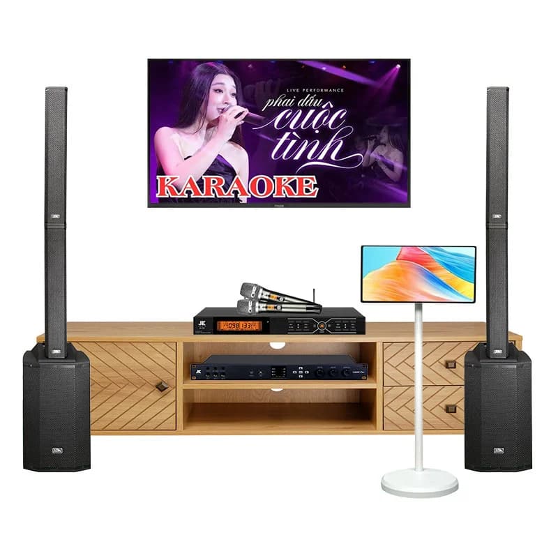 Dàn karaoke gia đình KGD258 (Soundking Artos 1200R, JKaudio X6000 Plus, B3 Pro, Tomko GoWithMe P220-CB)