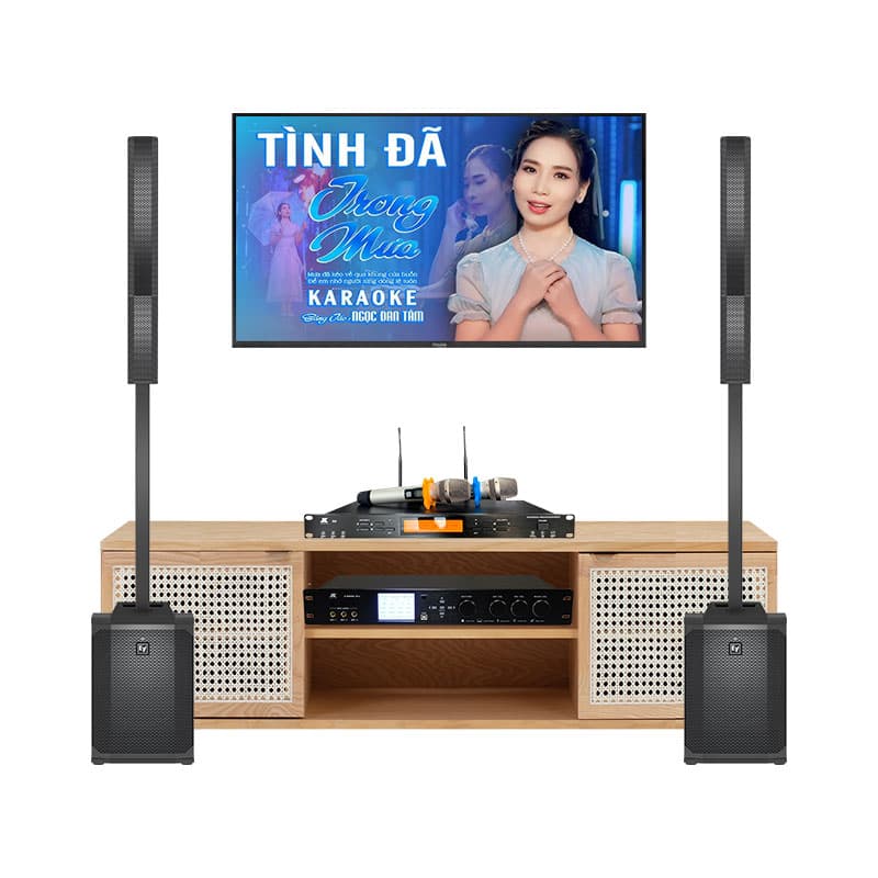 Dàn karaoke gia đình KGD261 (Electro voice Evolve 50, JKAudio X9000 Pro, B9)