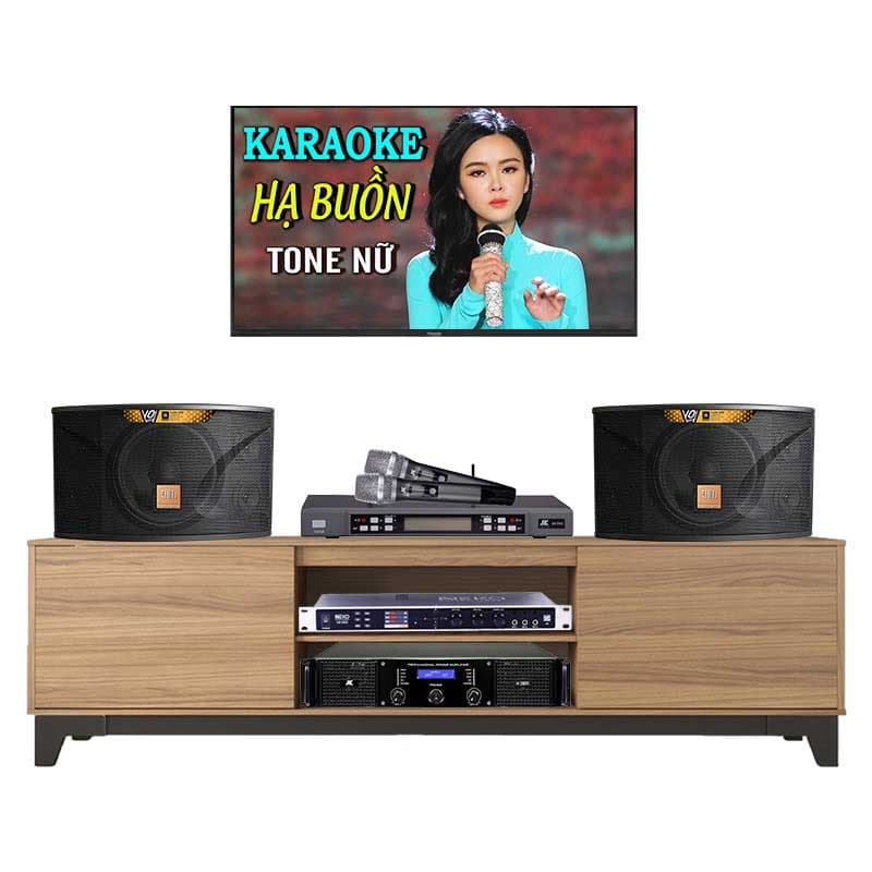 Dàn karaoke gia đình KHD41 (JBL Ki110 Gold Edition, Neko DK1000, JKaudio H2600, B5 Pro)
