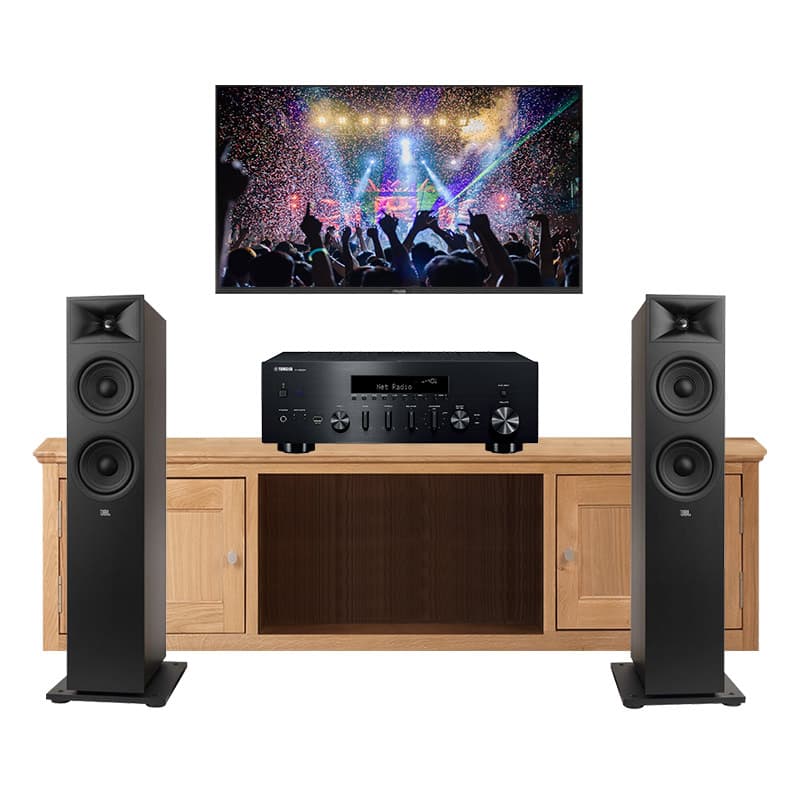 Dàn Nghe Nhạc Yamaha GT66 (Yamaha R-N600A, JBL Stage 260F)