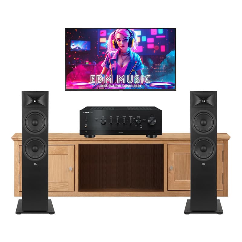 Dàn Nghe Nhạc Yamaha GT67 (Yamaha R-N800A, JBL Stage 280F)