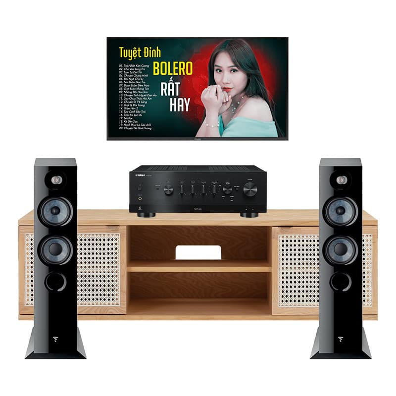 Dàn Nghe Nhạc Yamaha GT69 (Yamaha R-N800A, Focal Chora 816)