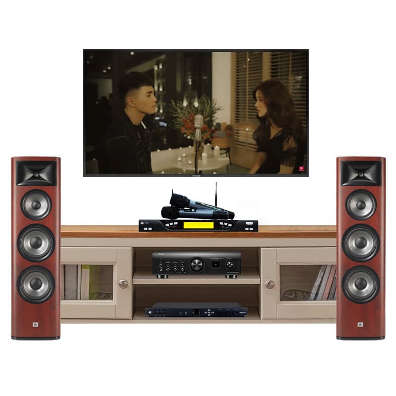 Dàn âm thanh nghe nhạc và hát karaoke Denon HD62 (JBL Studio 698, Denon PMA 1700NE, JKaudio X6000 Plus, K800)