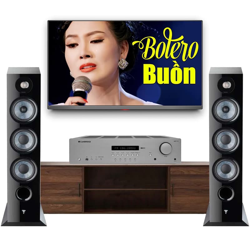 Dàn nghe nhạc Focal, Cambridge NN10 (Focal 826 +  Cambridge AXR100)