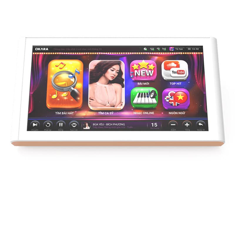 Đầu Liền Màn Okara H20 - 3TB, (18,5inch) Cảm ứng điện dung, Hát Online + Offline, 1080x720