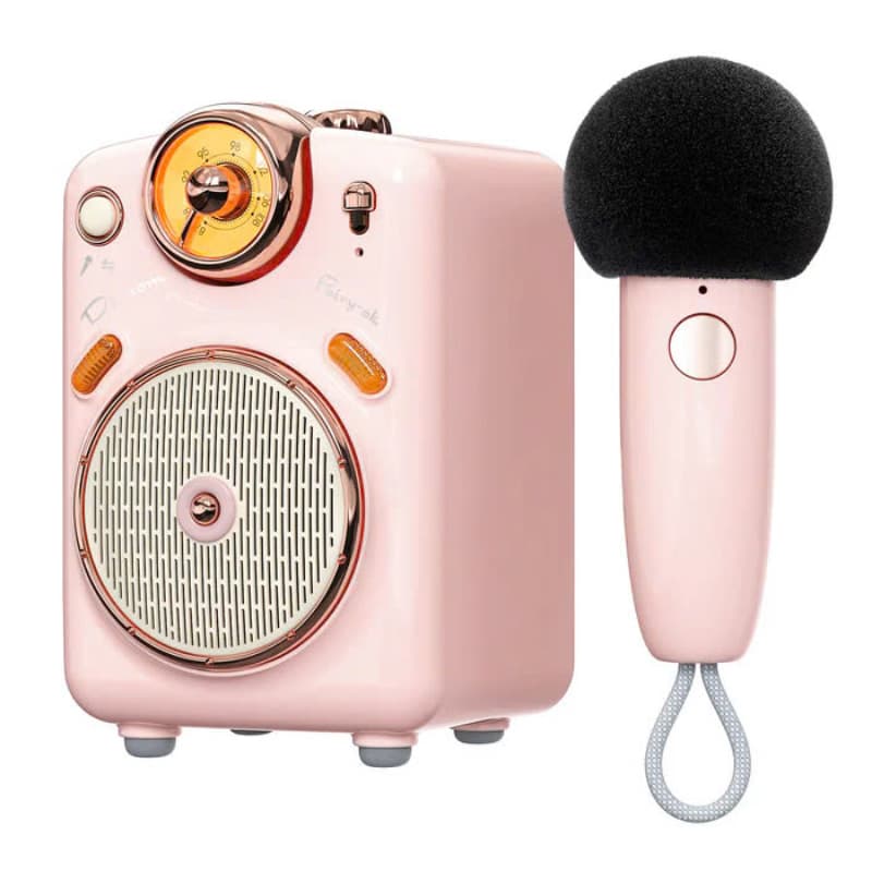 Loa Divoom Fairy-Ok, Công suất 10W, Pin 6h, Bluetooth 5.0, FM radio, kèm 1 micro