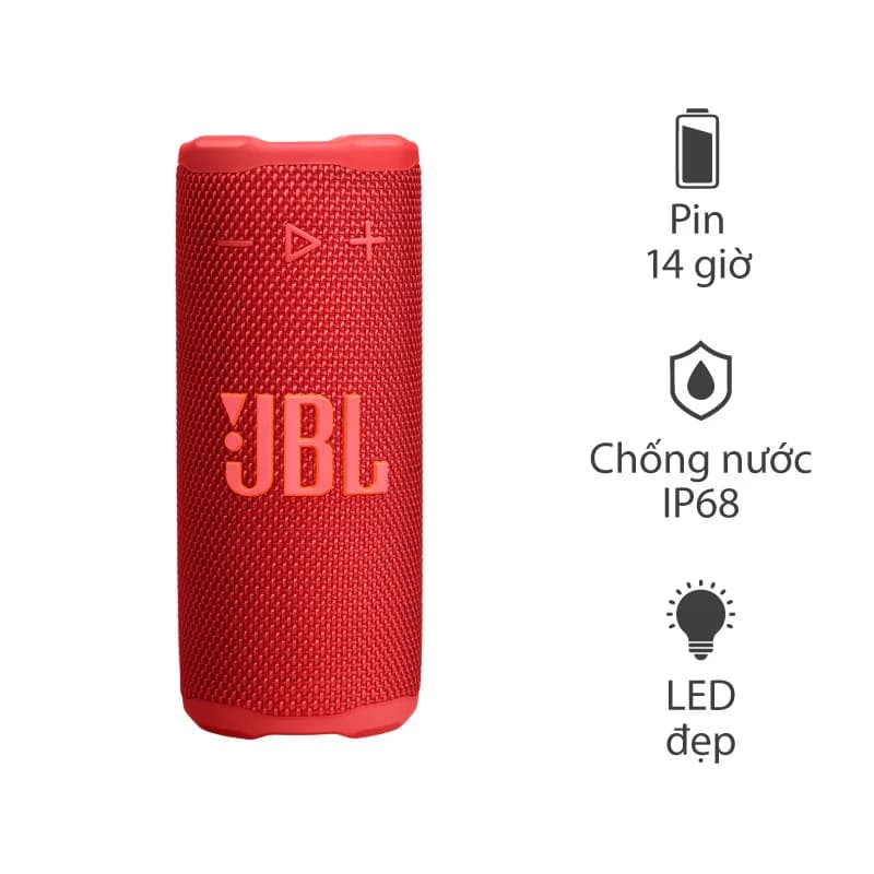 Loa JBL Grip, Công suất 16W RMS, đèn LED, Pin 14H, IP68, Bluetooth 5.4, Auracast