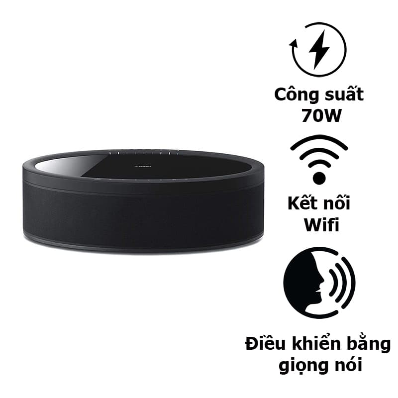 Loa Yamaha WX-051 (MusicCast 50), Công Suất 70W, Bluetooth, Wifi, RCA, AUX, Optical, Điều Khiển Giọng Nói