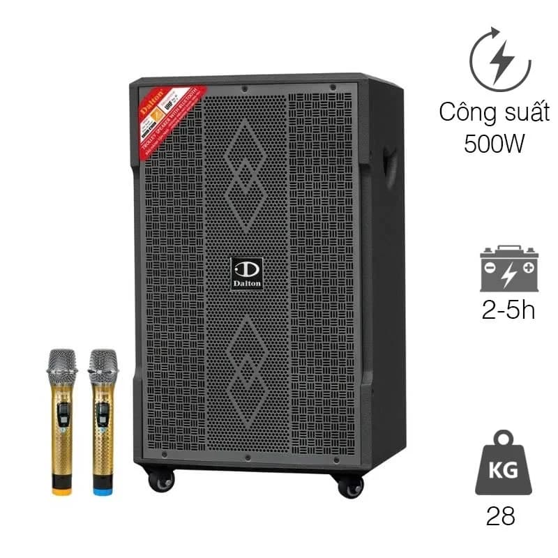 Loa Dalton TS-12G400XP, Bass 30cm, Công suất 500W, Bluetooth 5.2, Pin 4h