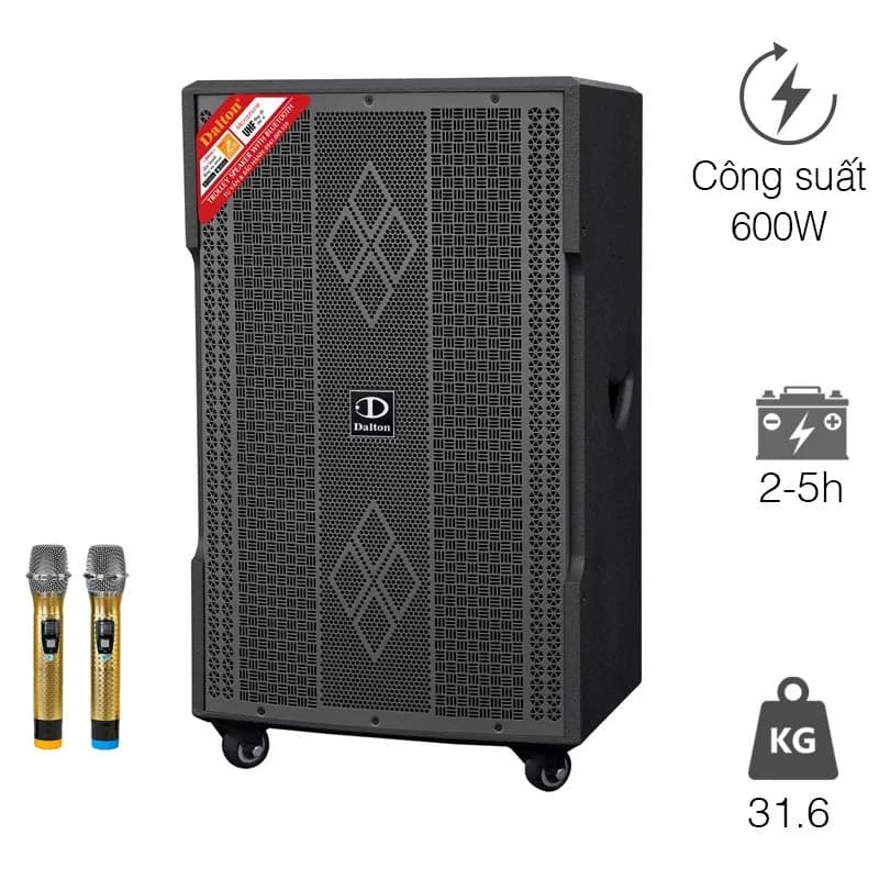 Loa Dalton TS-15G500XP, Bass 38cm, Công suất 600W, Bluetooth 5.2