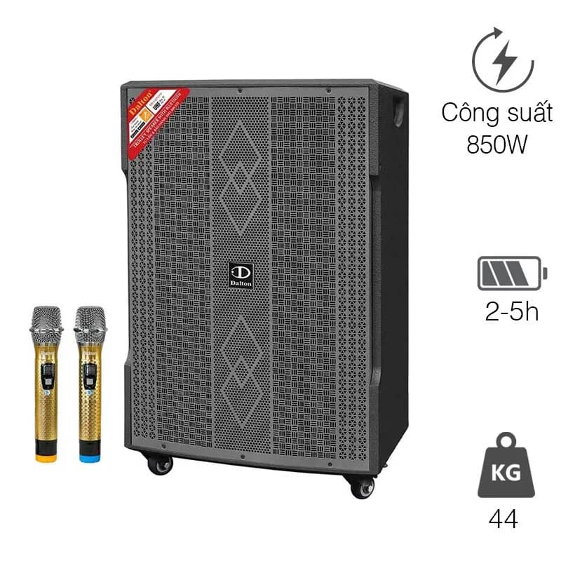 Loa Dalton TS-18G800XP, Bass 50cm, Công suất 850W, Bluetooth 5.2, kèm 2 Mic