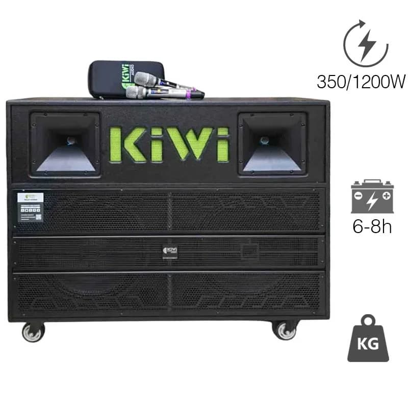 Loa KIWI K9315, Bass 40 cm, Công suất 350W, Bluetooth 5.0, Optical