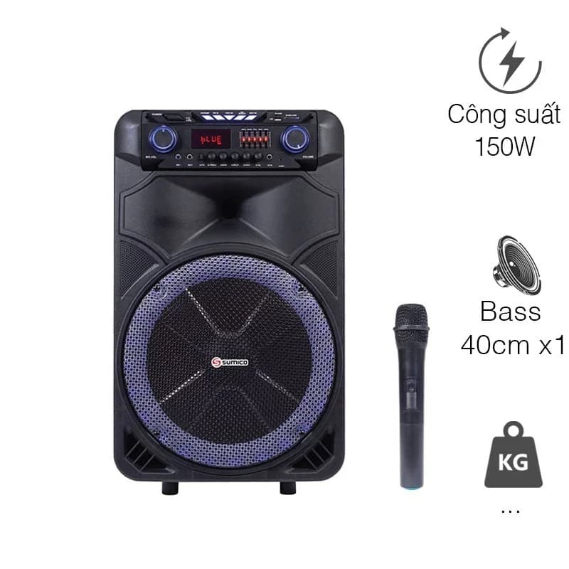 Loa Sumico SU1905, Bass 40cm, Công Suất 150W