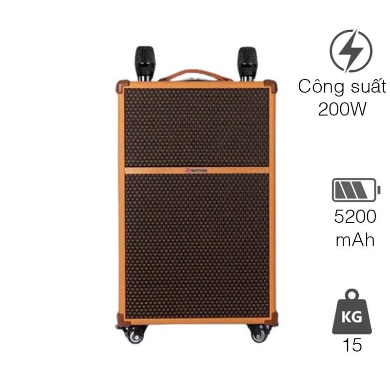Loa Sumico Touring 10, Bass 25.4cm, Bluetooth 5.0, 200W