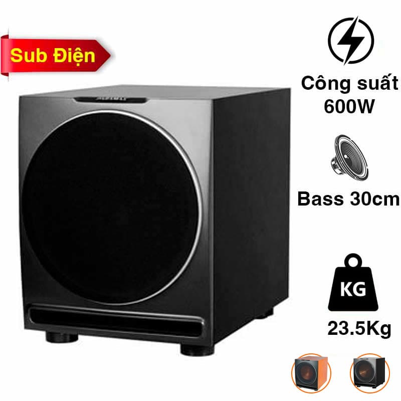 Loa sub Paramax SUB-2000 New, Sub điện, 600W, Bass 30cm