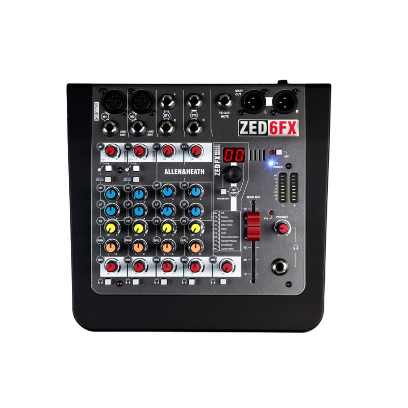 Bàn mixer Allen &amp; Heath ZED-6FX 6 Inputs, 2 EQ