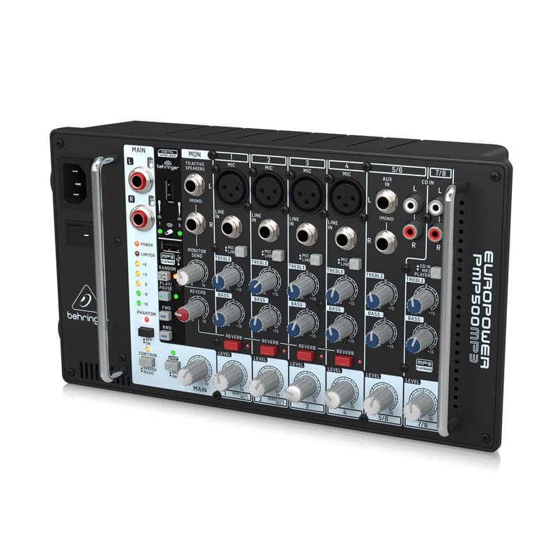 Bàn mixer Behringer PMP 500MP3 8 Kênh, Công suất 500W