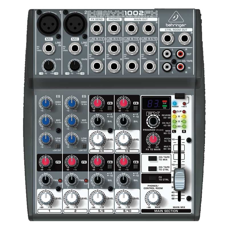 Bàn mixer Behringer XENYX 1002FX, 6 kênh