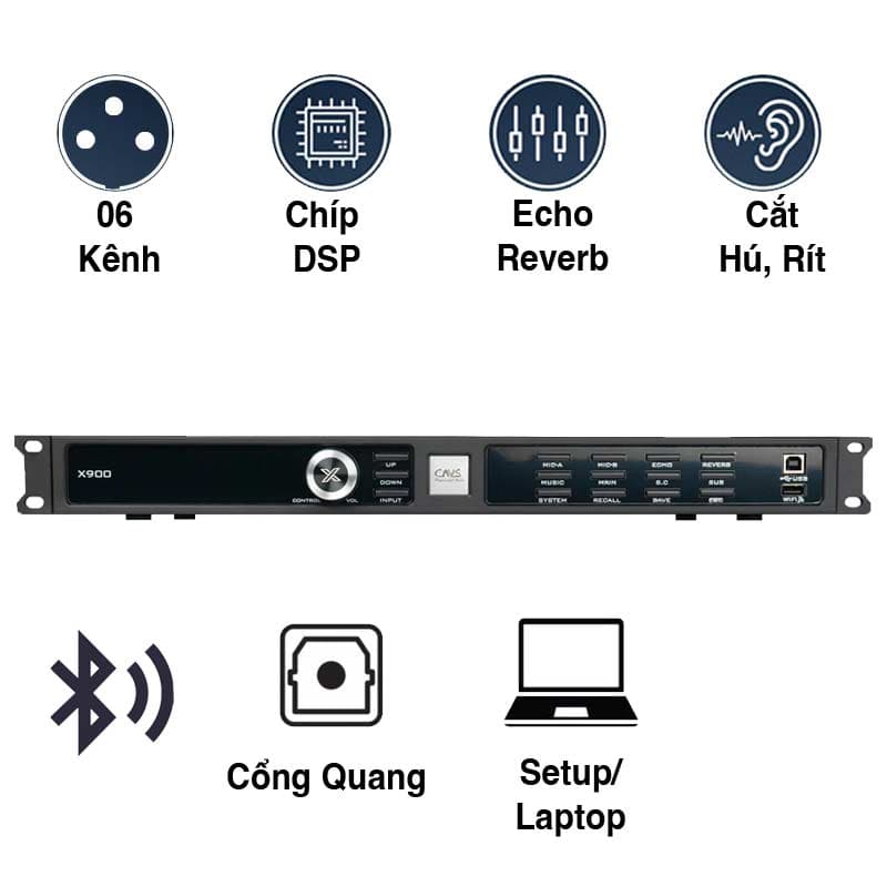 Vang số CAVS X900, Wifi, Bluetooth 5.0, USB (New 2024)
