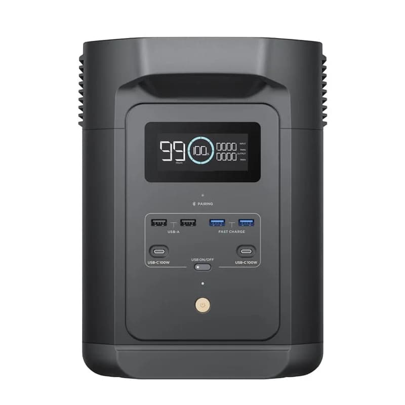 Trạm sạc EcoFlow Delta E980, Pin LiFePO4 980Wh, USB-A, USB-C, EcoFlow App