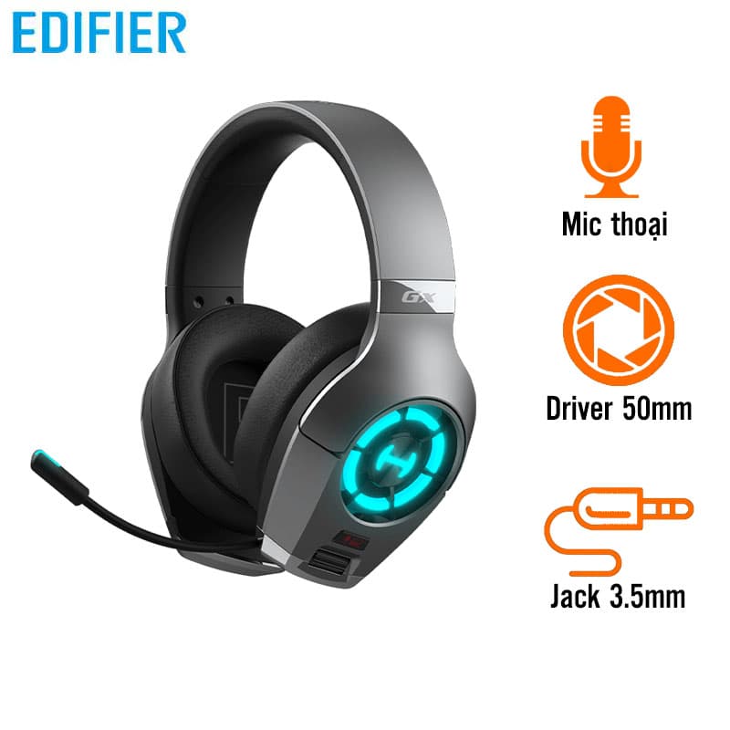 Tai nghe Edifier GX (Gaming, Chụp tai, Chống ồn)